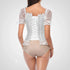 espalda del corset con cordon